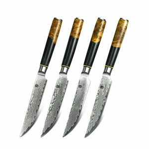 Azure series - Black Carbon Steak knife bundle